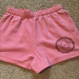 VINTAGE Pink Lounge Shorts with Logo